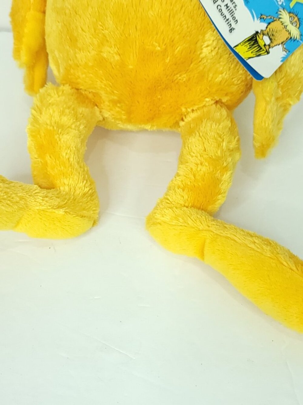 Dr. Seuss The Lorax 16” Kohl's Cares Yellow Plush Character Stuffed Animal 2010 - Picture 3 of 7